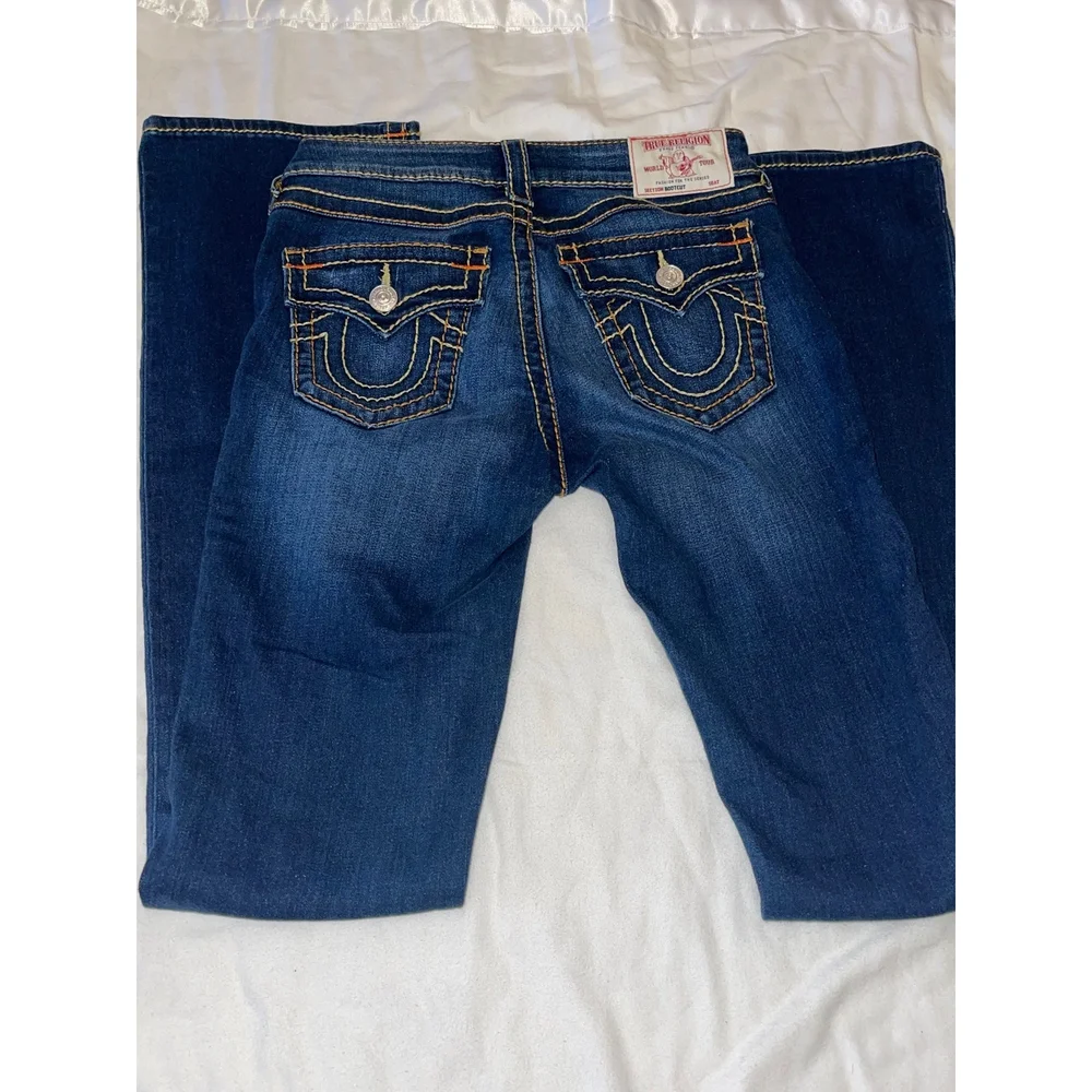 True Religion Slim fit boot cut blue jeans - Picture 4 of 6